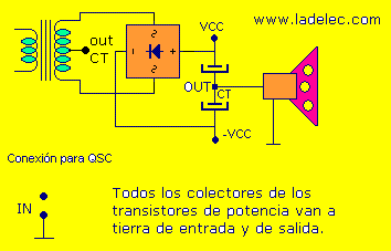 Fuente de poder para QSC Ladelec