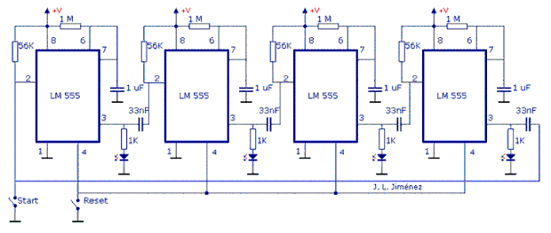 Secuenciador con timer ajustable Ladelec