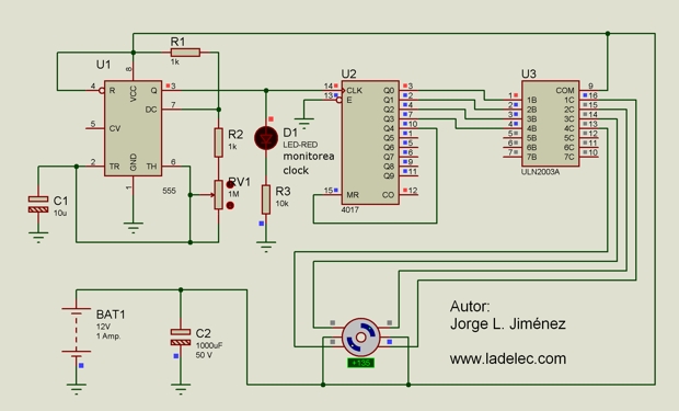 Tarjeta controladora de motor paso a paso con velocidad variable, de Ladelec.com