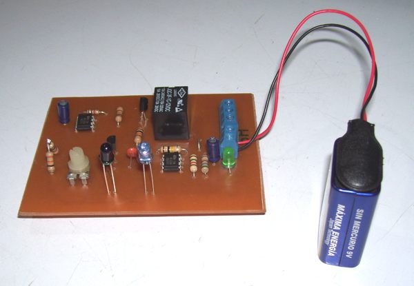 Detector de proximidad con foto-transistor de Ladelec.com