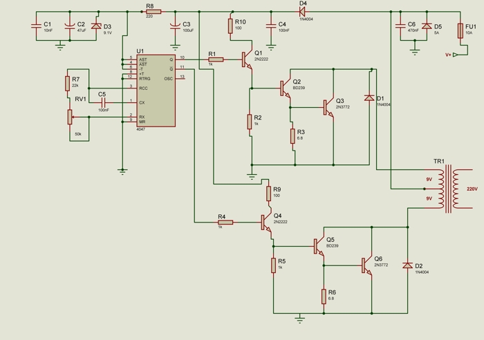 Convertidor de 12VDC a 120 VAC Ladelec