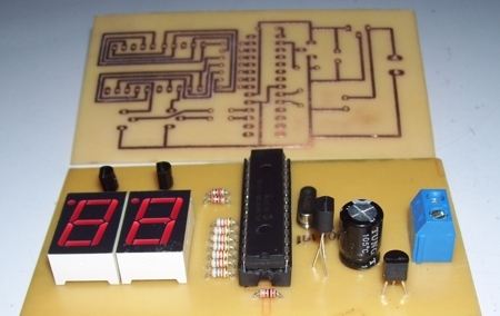 Indicador de Temperatura con doble display Ladelec