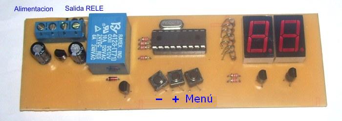 Temporizador con dos tiempos: uno fijo y otro programable