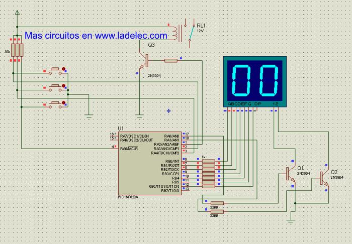 Temporizador con dos tiempos: uno fijo y otro programable Ladelec